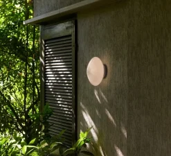 Applique|Plafonnier & Spot*Andtradition Applique murale ou plafonnier, Mist AP22, , IP44, L25cm, H25cm - blanc opalin