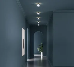 Plafonnier & Spot|Applique*Tooy Applique murale ou plafonnier, NABILA-552.42, laiton, noir, Ø16cm, P17m - noir et laiton