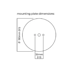 Plafonnier & Spot|Applique*CTO lighting Applique murale ou plafonnier, Mezzo Flush Large, , IP44, Ø19cm, H19cm - laiton