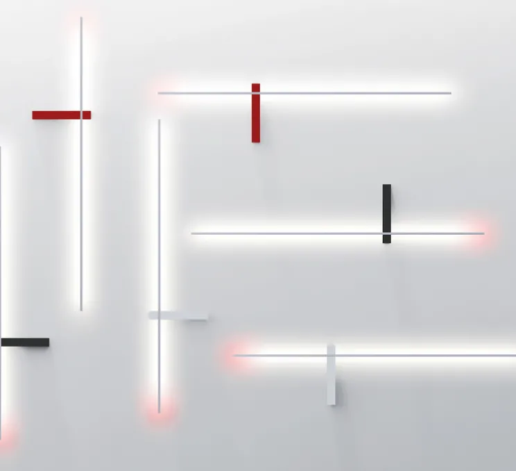 Applique murale, Outline, blanc, LED, L105cm - 3000K - 1560lm- LUMEN CENTER ITALIA