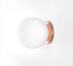 Plafonnier & Spot*Fontana Arte Applique murale, Pallina, , Ø12cm, H13cm, LED, 2700K, 470lm - rose gold
