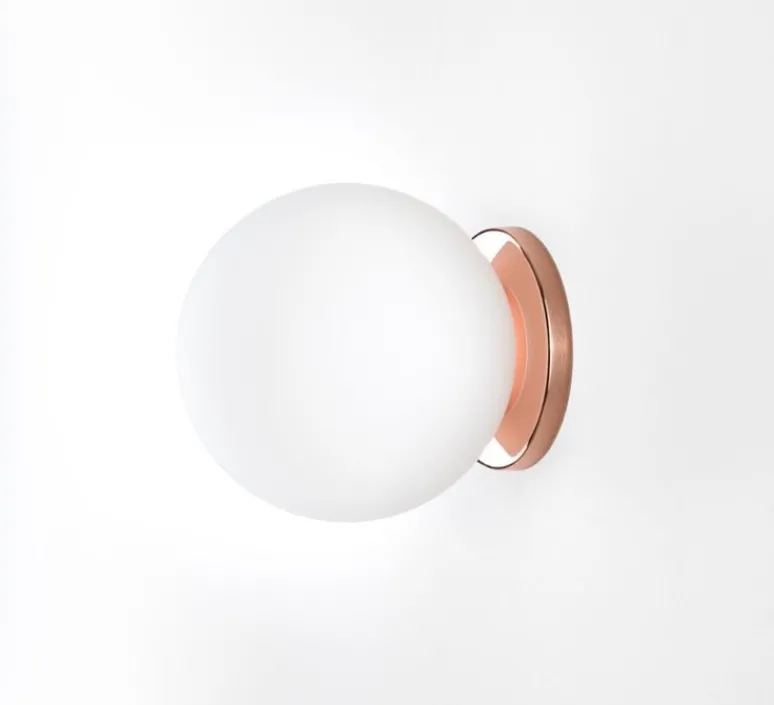 Plafonnier & Spot*Fontana Arte Applique murale, Pallina, , Ø12cm, H13cm, LED, 2700K, 470lm - rose gold