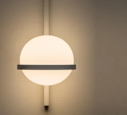 Applique*Vibia Applique murale, Palma 3710, , LED, 2700K, 685lm, L22cm, H55cm - graphite