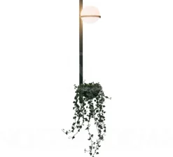 Applique*Vibia Applique murale, Palma 3714, , LED, 2700K, 576lm, L22cm, H114cm - graphite