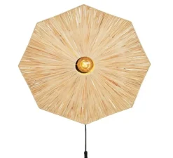 Applique*Good&Mojo Applique murale, Panama L, , Ø65cm, H7cm - naturel