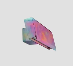 Applique murale, Papilio single, chrome opal sombre, LED, dim, 2700K, lm, L8cm, H30cm - Anour