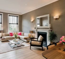 Applique*Astro Applique murale, Park Lane, bronze, abat-jour blanc, L25cm, H20,5cm - bronze, blanc