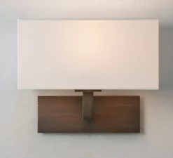 Applique*Astro Applique murale, Park Lane, bronze, abat-jour blanc, L25cm, H20,5cm - bronze, blanc