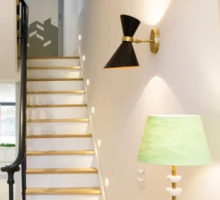 Applique*Gong Applique murale, Peggy Up and Down orientable , , L33cm, H36cm - noir