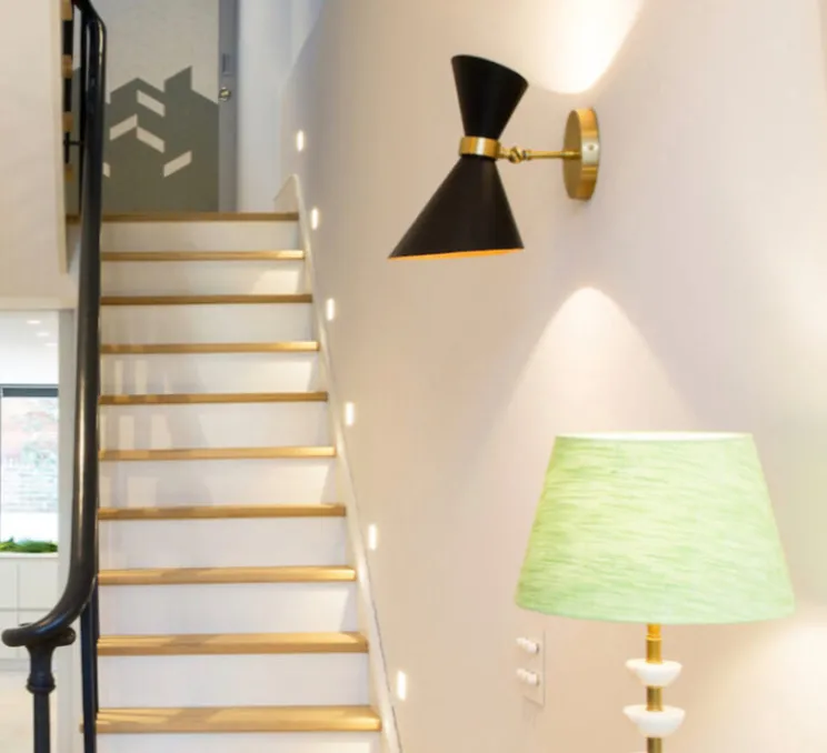 Applique murale, Peggy Up and Down orientable , noir, L33cm, H36cm - Gong