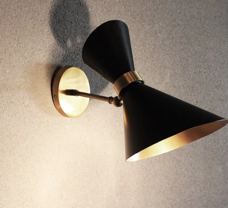 Applique murale, Peggy Up and Down orientable , noir, L33cm, H36cm - Gong