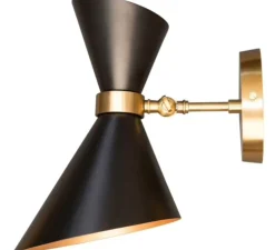 Applique murale, Peggy Up and Down orientable , noir, L33cm, H36cm - Gong