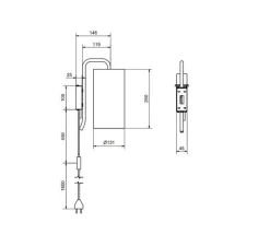 Applique murale, Pensile S, vert, Ø25cm, H30cm - Belid