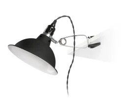 Applique murale, Pepper, noir, Ø22cm, P37cm - Faro