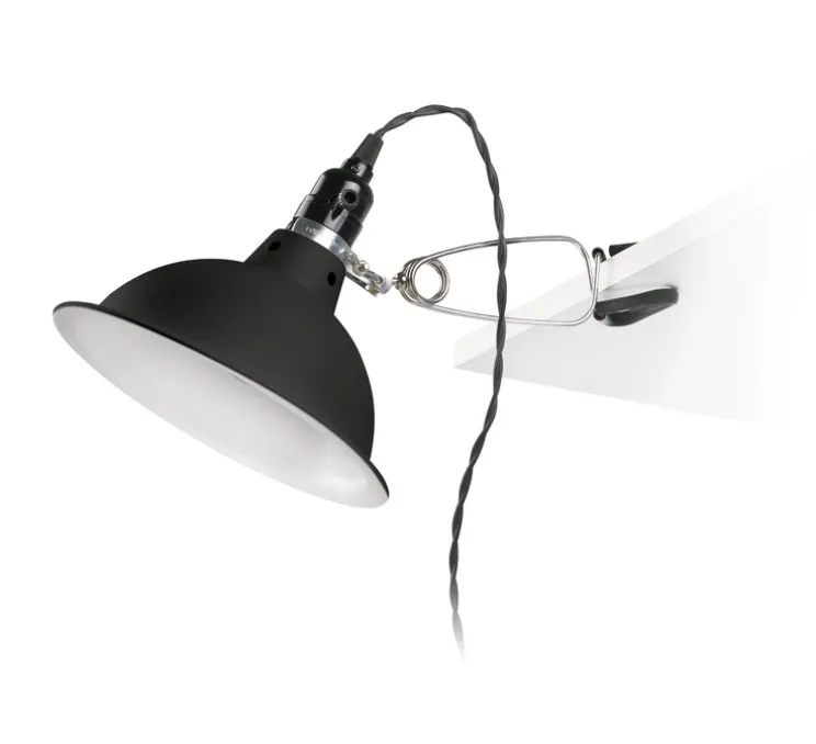 Applique murale, Pepper, noir, Ø22cm, P37cm - Faro