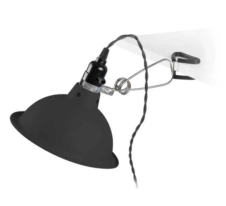 Applique murale, Pepper, noir, Ø22cm, P37cm - Faro