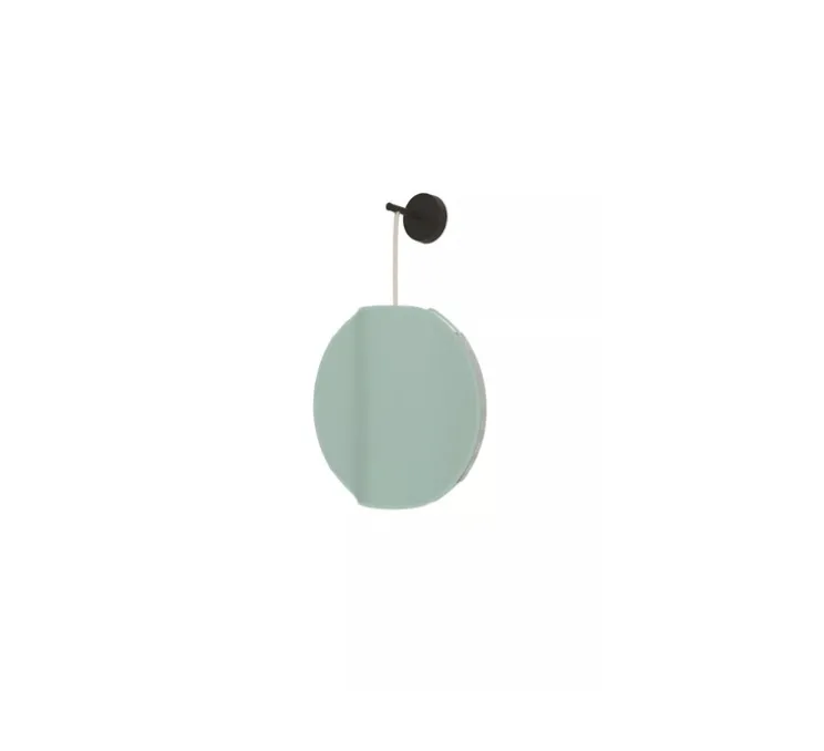 Applique murale, Petit Moon, Bleu vert aquamarine, Ø35cm, H55cm - DesignHeure