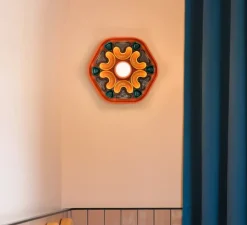 Applique*Ferroluce Applique murale, Phytia, , Ø37cm, H40cm - mix orange