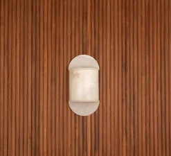 Applique murale, Pilolo, Albâtre, L22cm, H42cm - Simone & Marcel