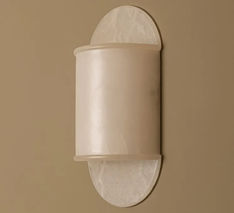 Applique murale, Pilolo, Albâtre, L22cm, H42cm - Simone & Marcel