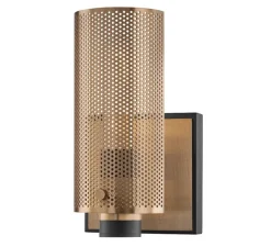 Applique murale, Pilsen, laiton antique, L12,7cm, H21,6cm - Hudson Valley Lighting