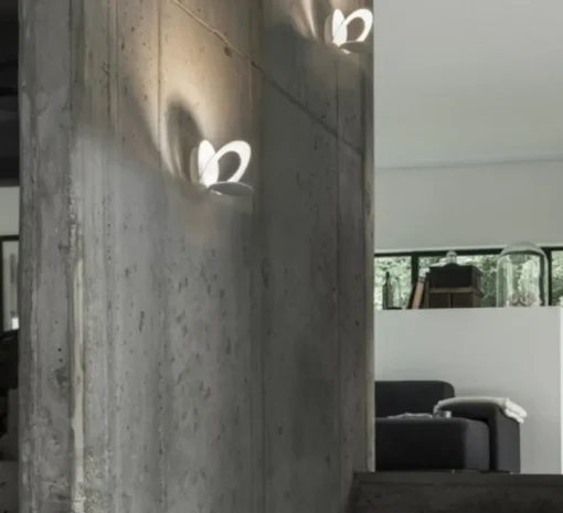 Applique*Artemide Applique murale, Pirce, , dimmable, H25cm, L37cm - blanc