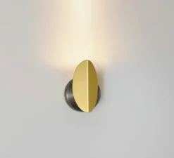 Applique*CVL Applique murale, Pirouette V2, , LED, dim, 2700K, 417 lm, L11cm, H16,2cm - laiton satiné, graphite satiné