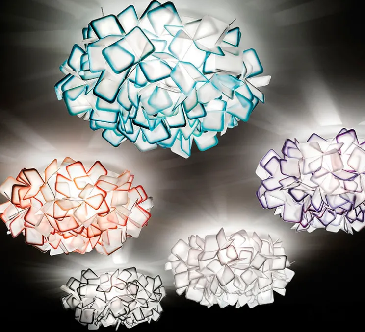 Applique murale, plafonnier, Clizia M, orange, Ø53cm - Slamp