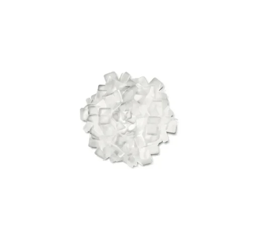 Applique murale, plafonnier, Clizia S, blanc, Ø32cm, H15cm- Slamp