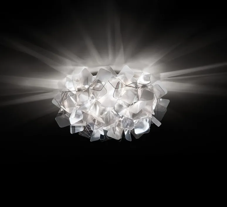 Plafonnier & Spot*Slamp Applique murale, plafonnier, Clizia M, , Ø53cm - fumé