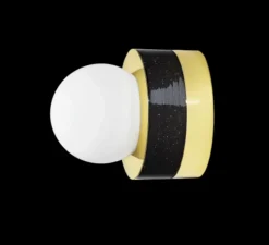 Plafonnier & Spot*Haos Applique murale, Plafonnier 3.01, , LED, Ø18cm, H21cm - noir