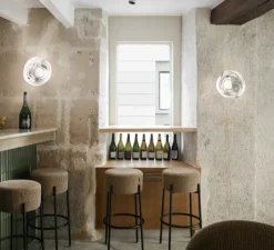 Applique*Tom Dixon Applique murale, plafonnier, LED, Melt Mini Surface, , 3000K, 800lm, Ø30cm, H25cm - chrome