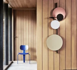 Applique*Please Wait to be Seated Applique murale, Planet, , L36cm, H98cm - rouge indien