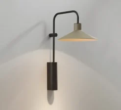 Applique*Bover Applique murale, Platet A/02, , H40cm, P30cm - Gris olive