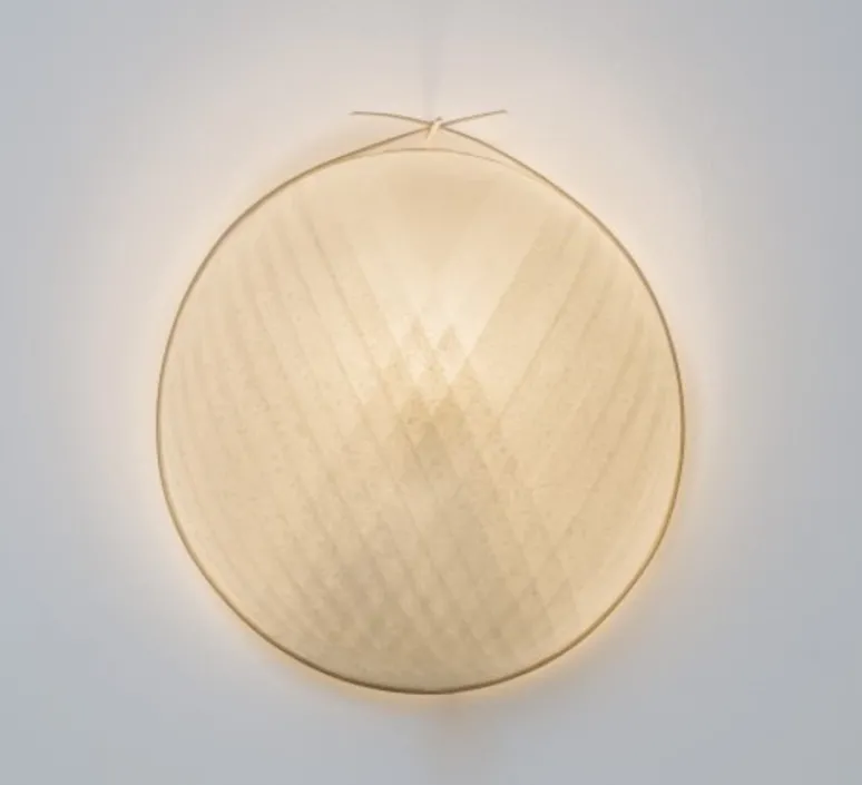 Applique*Celine Wright Applique murale, Pleine Lune, , Ø35cm, H38cm - blanc