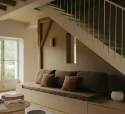 Applique*Celine Wright Applique murale, Pleine Lune, , Ø35cm, H38cm - blanc