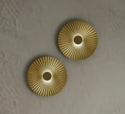 Applique*Il Fanale Applique murale, Plié 284.05.ON, , LED, dim, 3000K, 950 lm, Ø49cm, P7,6cm - laiton