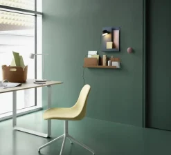 Applique*Muuto Applique murale, Post, , LED, 2700K, 330lm, Ø9,5cm, H5,4cm - noir