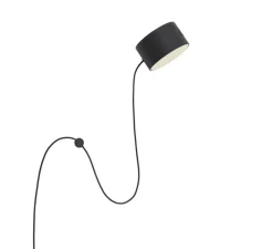 Applique*Muuto Applique murale, Post, , LED, 2700K, 330lm, Ø9,5cm, H5,4cm - noir