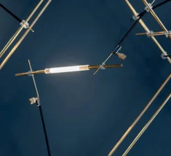 Applique murale, Pota, or, LED, 2700K, L110cm, H95cm - Catellani & Smith