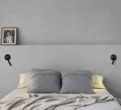 Applique*Faro Applique murale, Press, liseuse, , LED, 3000K, 180lm, L10,4cm, H21,3cm - noir