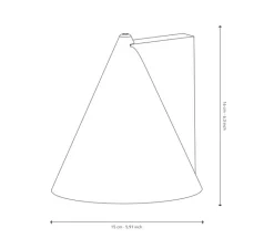 Applique*Serax Applique murale, Primary Shape N°1, , Ø15cm, H16cm - béton
