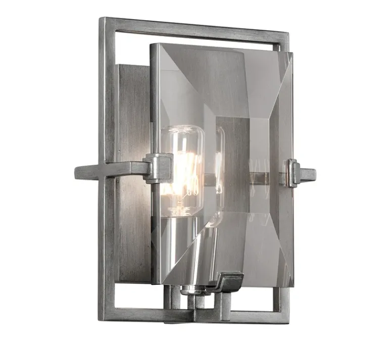 Applique*Hudson Valley Lighting Applique murale, Prism, , L18cm, H22,8cm - graphite