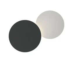 Applique*Vibia Applique murale, Puck wall 5480, , LED, dim, 2700K, 953 lm, L58cm, P58cm - gris