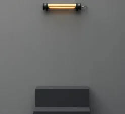 Applique*Sammode Applique murale, Purcell 45, , IP66, LED, 2700K, 350 lm, Ø7cm, H43cm - laiton