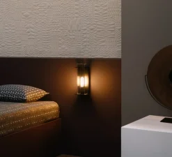 Applique murale, Quadratube W1, noir, L11,9cm, H30cm - Sammode