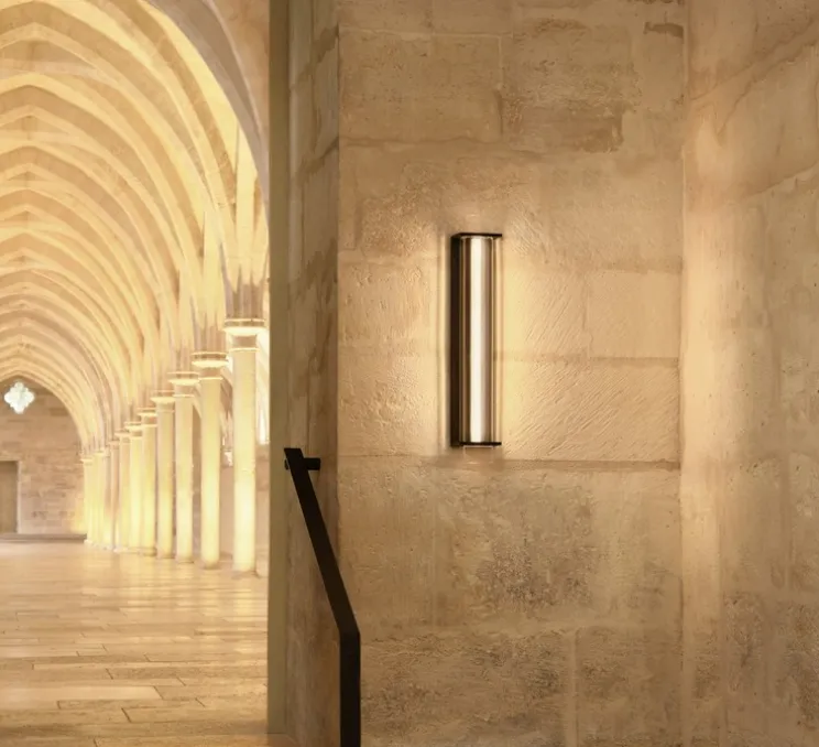 Applique murale, Quadratube W3, noir, LED, dim, 2700K, 820 lm, L12cm, H68cm - Sammode