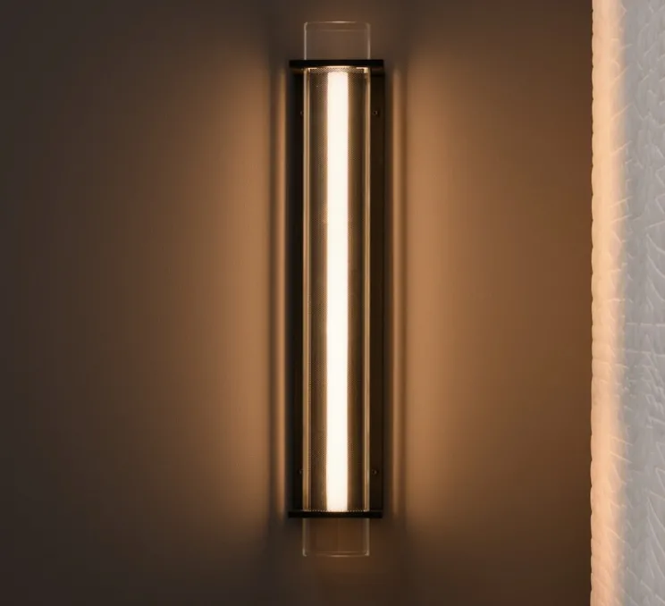 Applique murale, Quadratube W3, noir, LED, dim, 2700K, 820 lm, L12cm, H68cm - Sammode