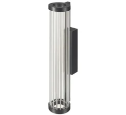 Applique*SLV Applique murale, Quimera, , LED, dim, 2700-3000K, 330 lm, Ø7,6cm, H41,3cm - bronze foncé mat