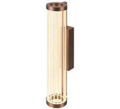 Applique*SLV Applique murale, Quimera, , LED, dim, 2700-3000K, 330 lm, Ø7,6cm, H41,3cm - cuivre foncé mat